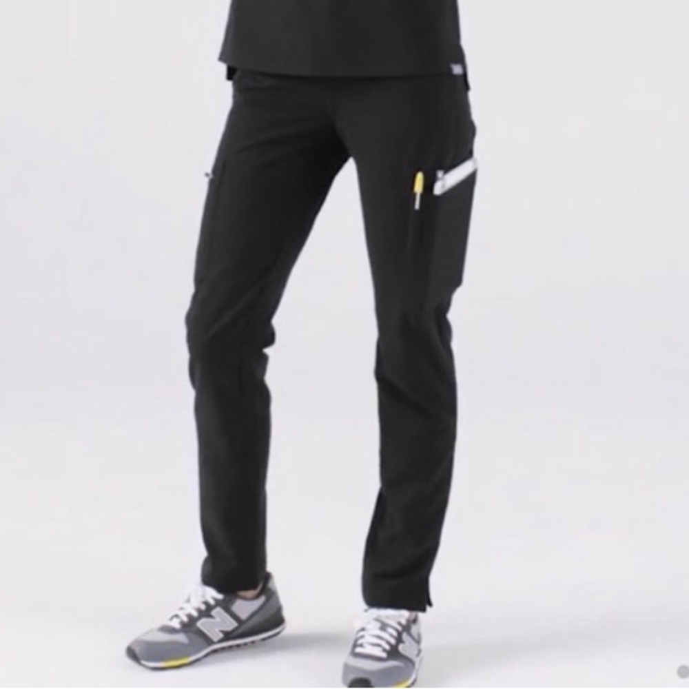 Figs Yola Skinny Pant Black XSP